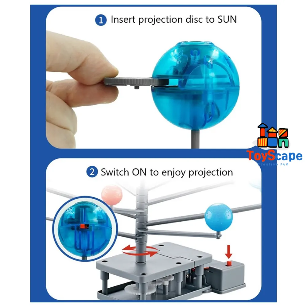 STEM Rotating Planet – 360° Solar System Projector - Image 3
