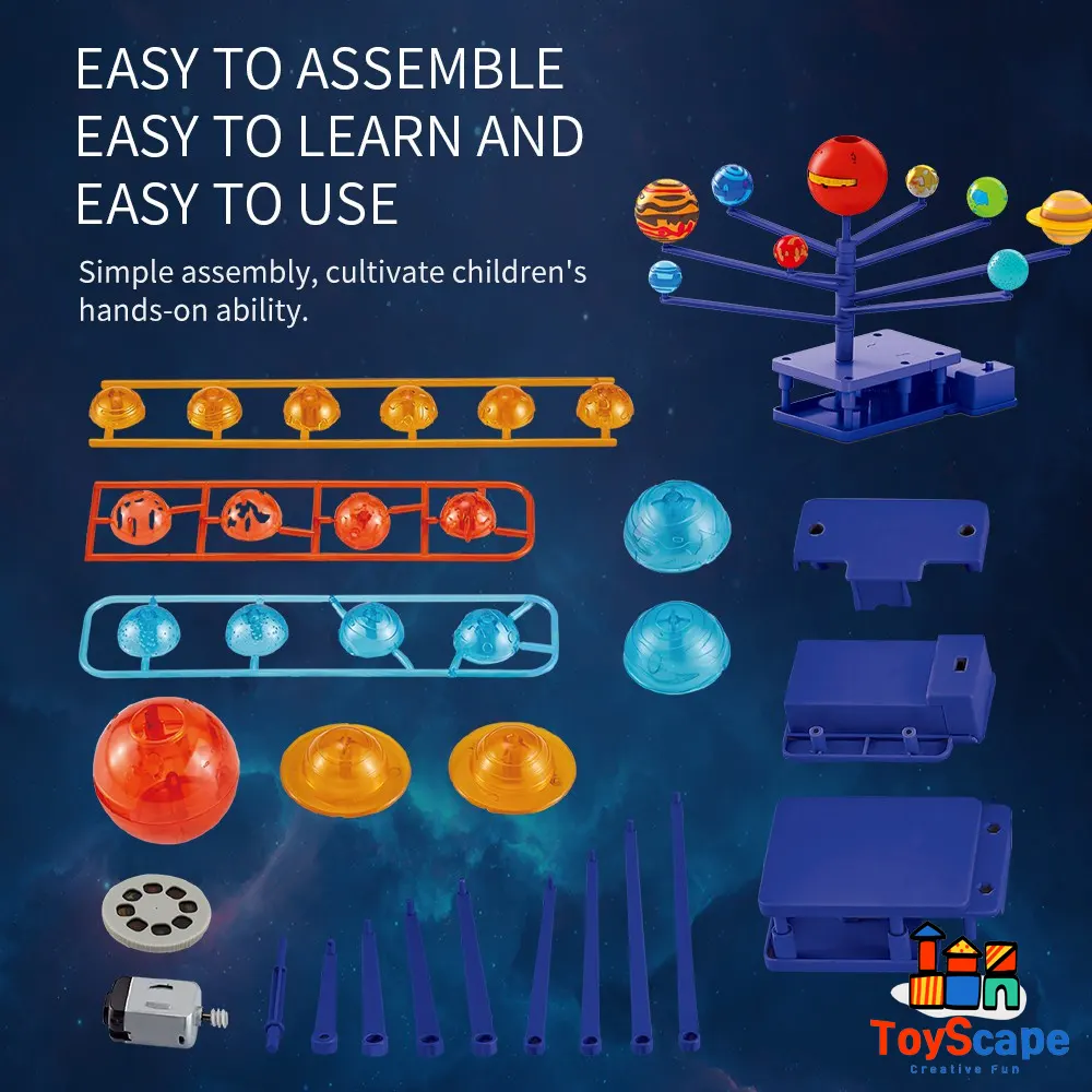 STEM Rotating Planet – 360° Solar System Projector - Image 6