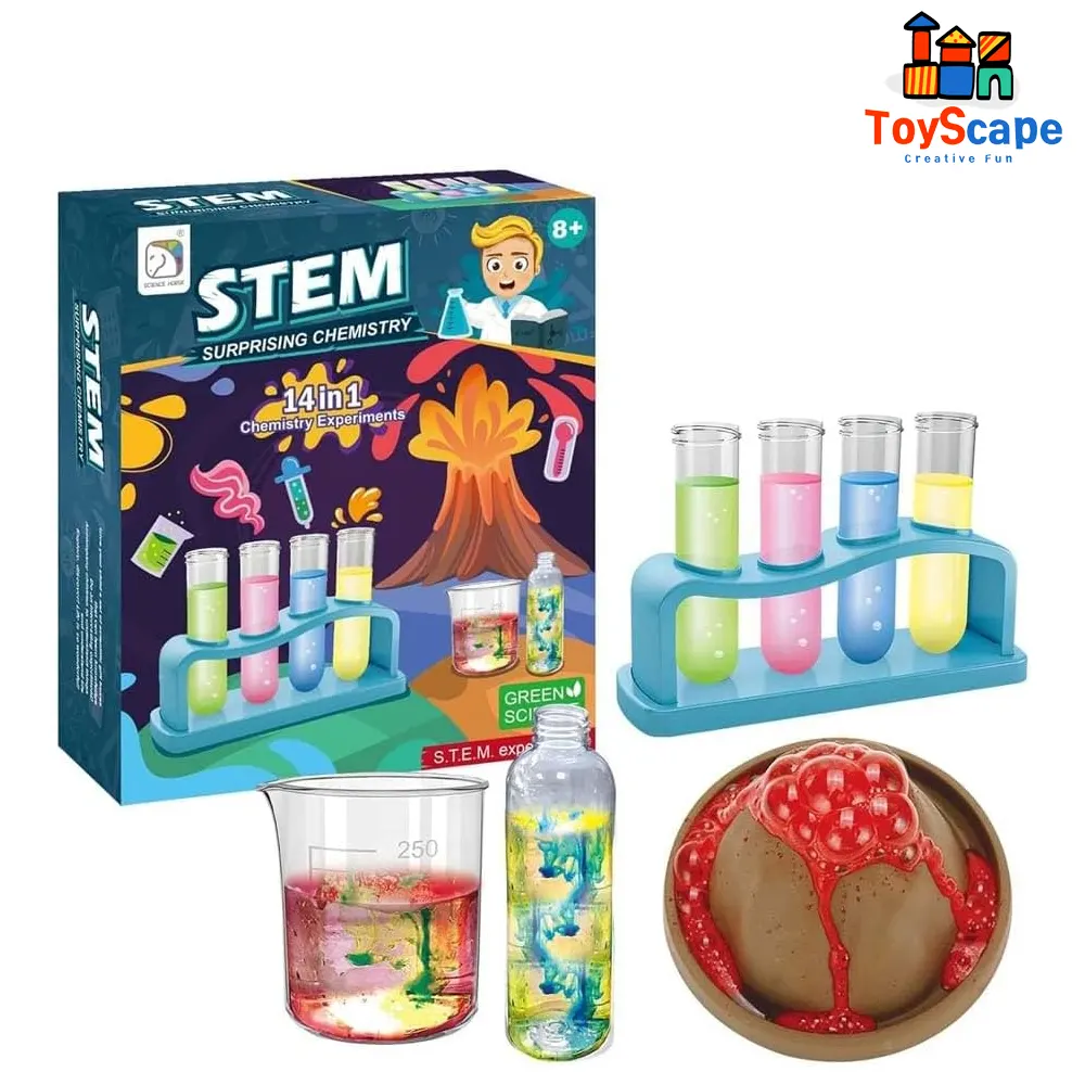 STEM Surprising Chemistry 14-in-1 Experiment Kit