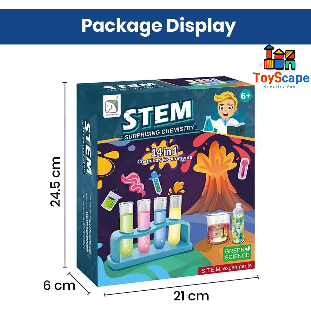 STEM Surprising Chemistry 14-in-1 Experiment Kit - Image 2