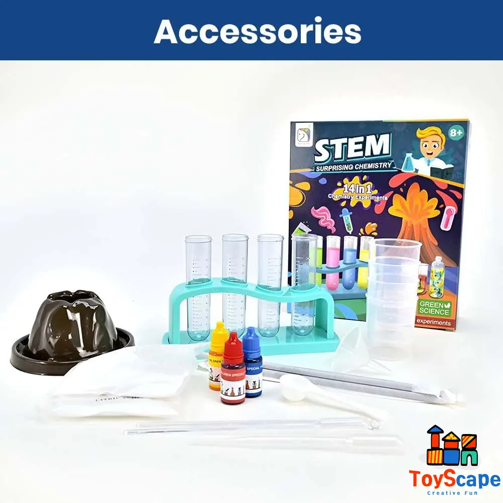 STEM Surprising Chemistry 14-in-1 Experiment Kit - Image 7