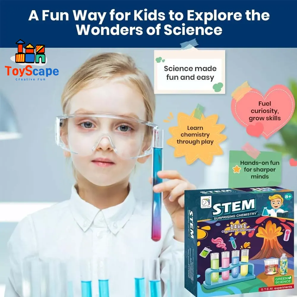 STEM Surprising Chemistry 14-in-1 Experiment Kit - Image 4