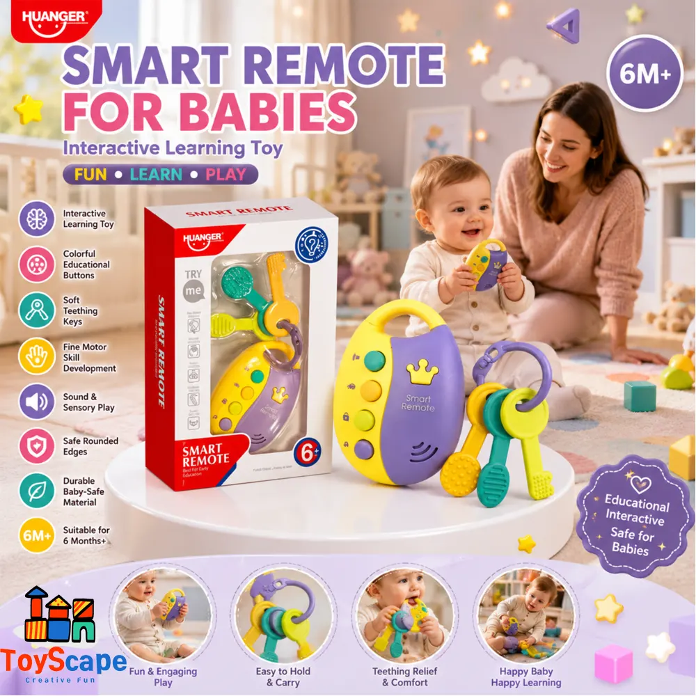 Smart Remote Baby Toy with Keys - Image 2