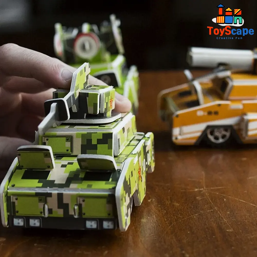 3D Puzzle Pull-Back Vehicles – Mini Vehicle Building Kit - Image 10