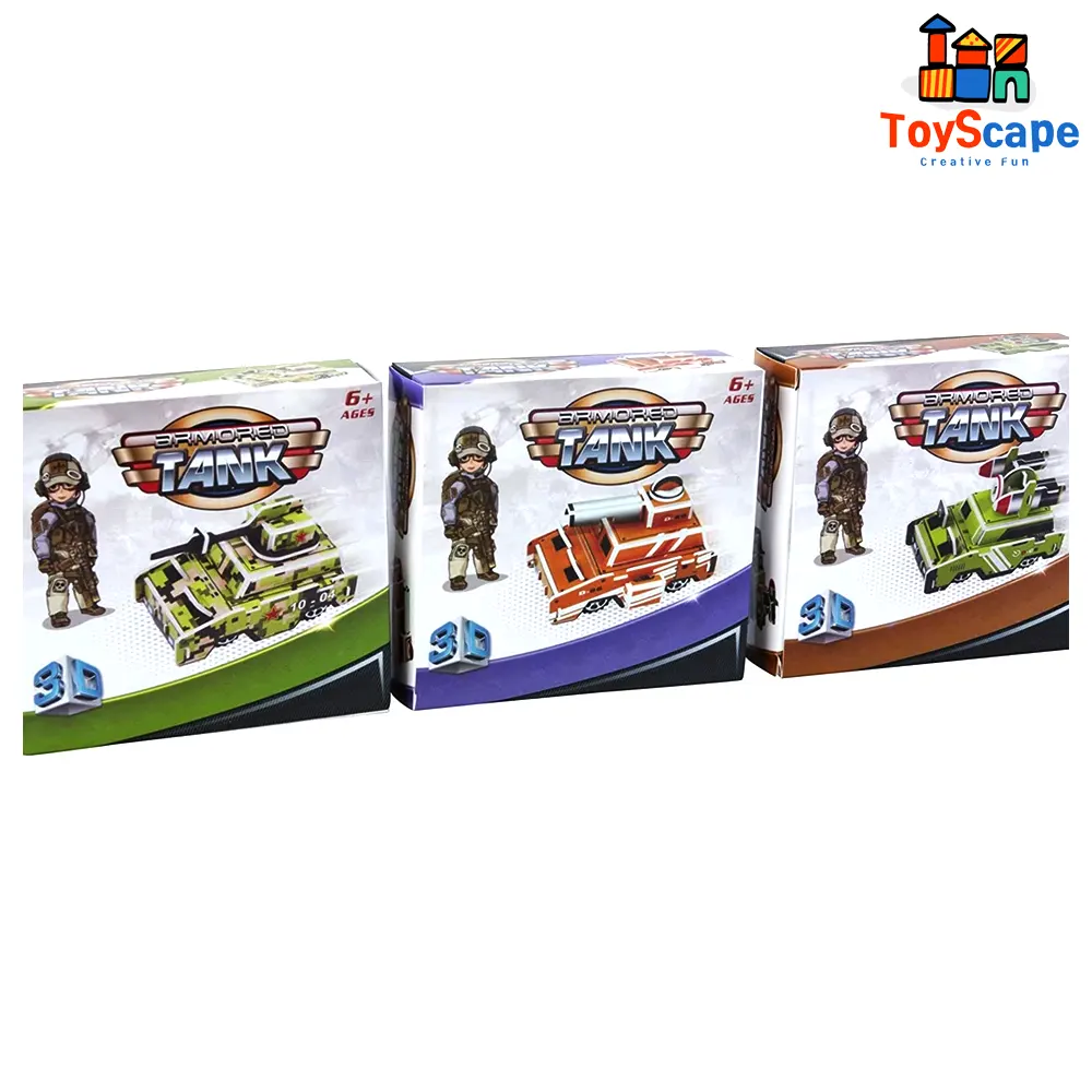 3D Puzzle Pull-Back Vehicles – Mini Vehicle Building Kit - Image 12