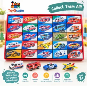 3D Puzzle Pull-Back Vehicles – Mini Vehicle Building Kit