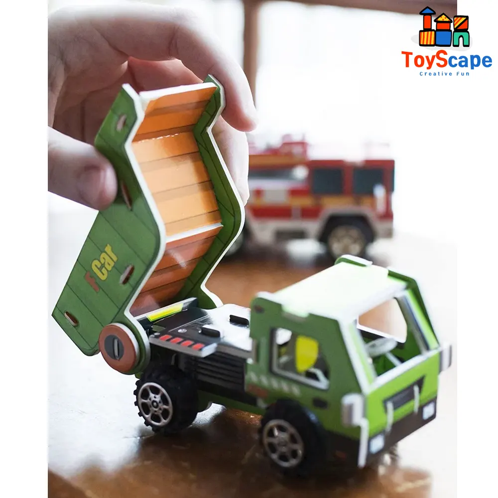 3D Puzzle Pull-Back Vehicles – Mini Vehicle Building Kit - Image 8