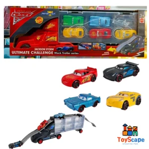 Transporter Truck with 6 Mini Racing Cars