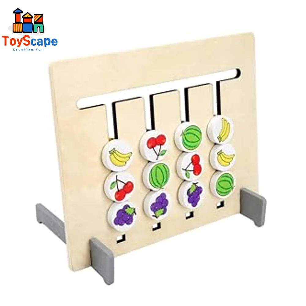 Wooden Pattern & Logic Game – 2-in-1 Double-Sided - Image 7