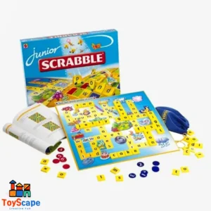 Junior Scrabble – Kids Word Building & Spelling Board Game