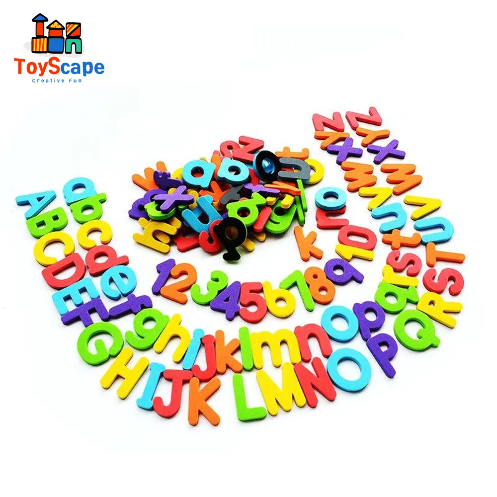 Magnetic Alphabet Letters Learning Set with Whiteboard & Storage Box - Image 5
