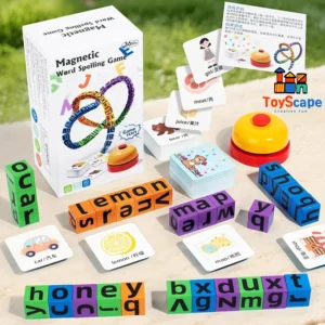 Magnetic Word Spelling Game with Buzzer