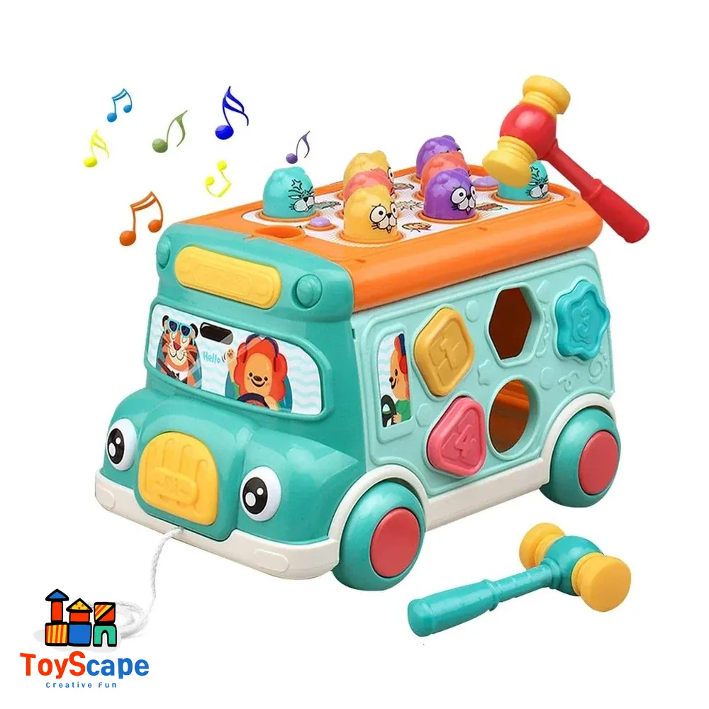 Multifunctional Learning Activity Bus – Music & Lights - Image 5
