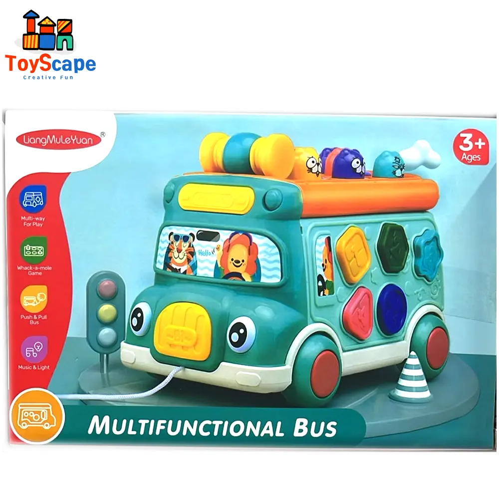 Multifunctional Learning Activity Bus – Music & Lights - Image 7
