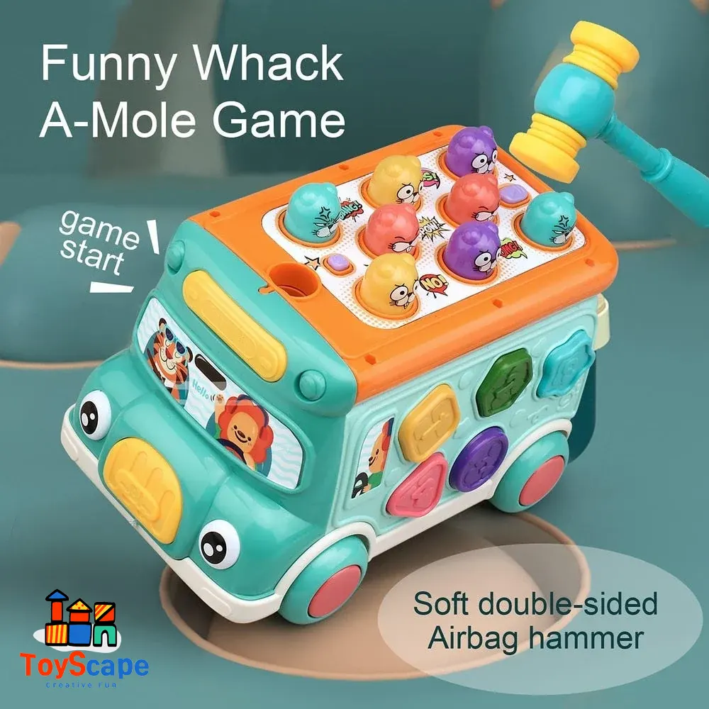 Multifunctional Learning Activity Bus – Music & Lights - Image 6