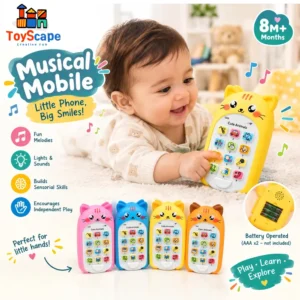 Cute Animal Toy Phone – Cat & Unicorn Designs