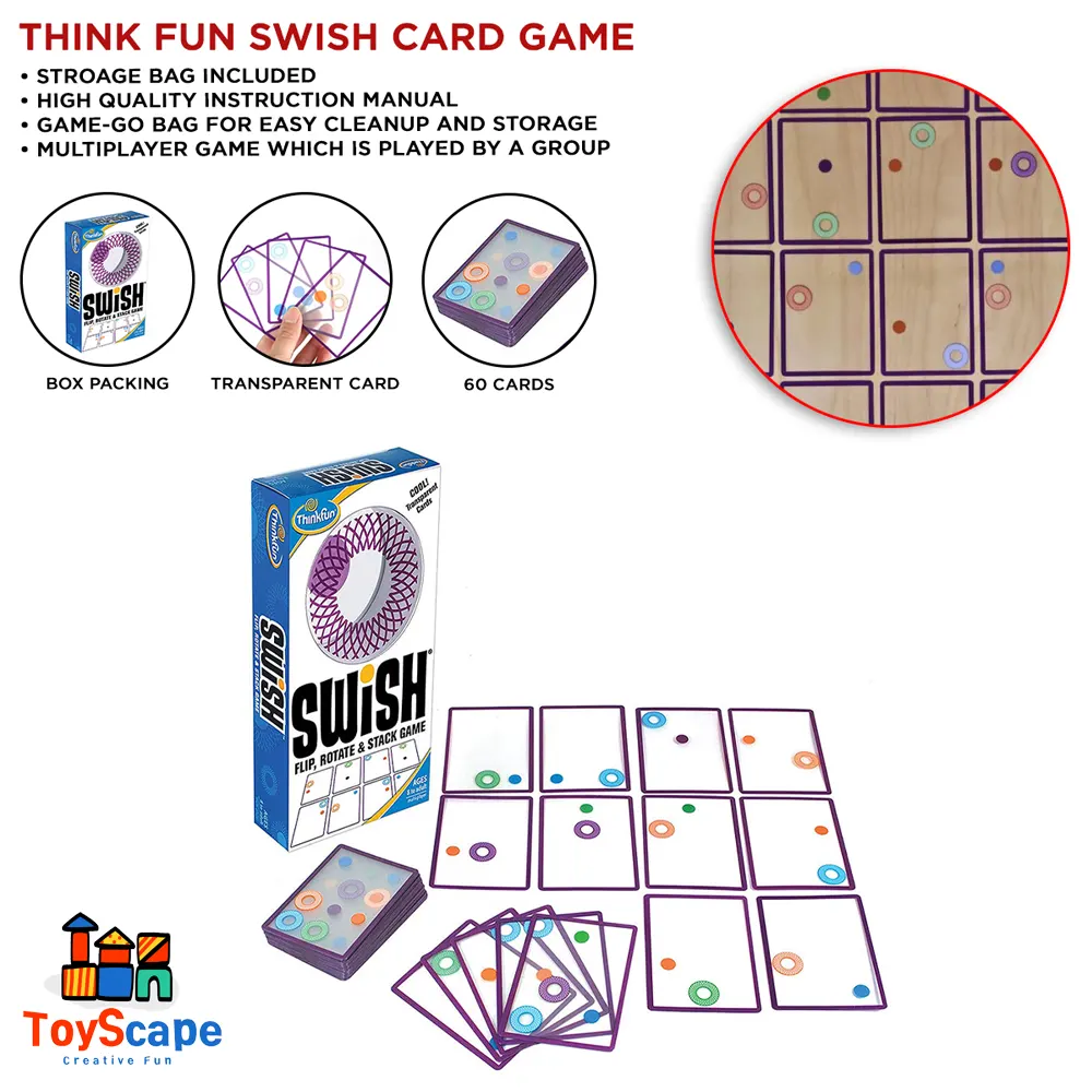 Swish – Flip, Rotate & Stack Strategy Pattern Card Game - Image 2
