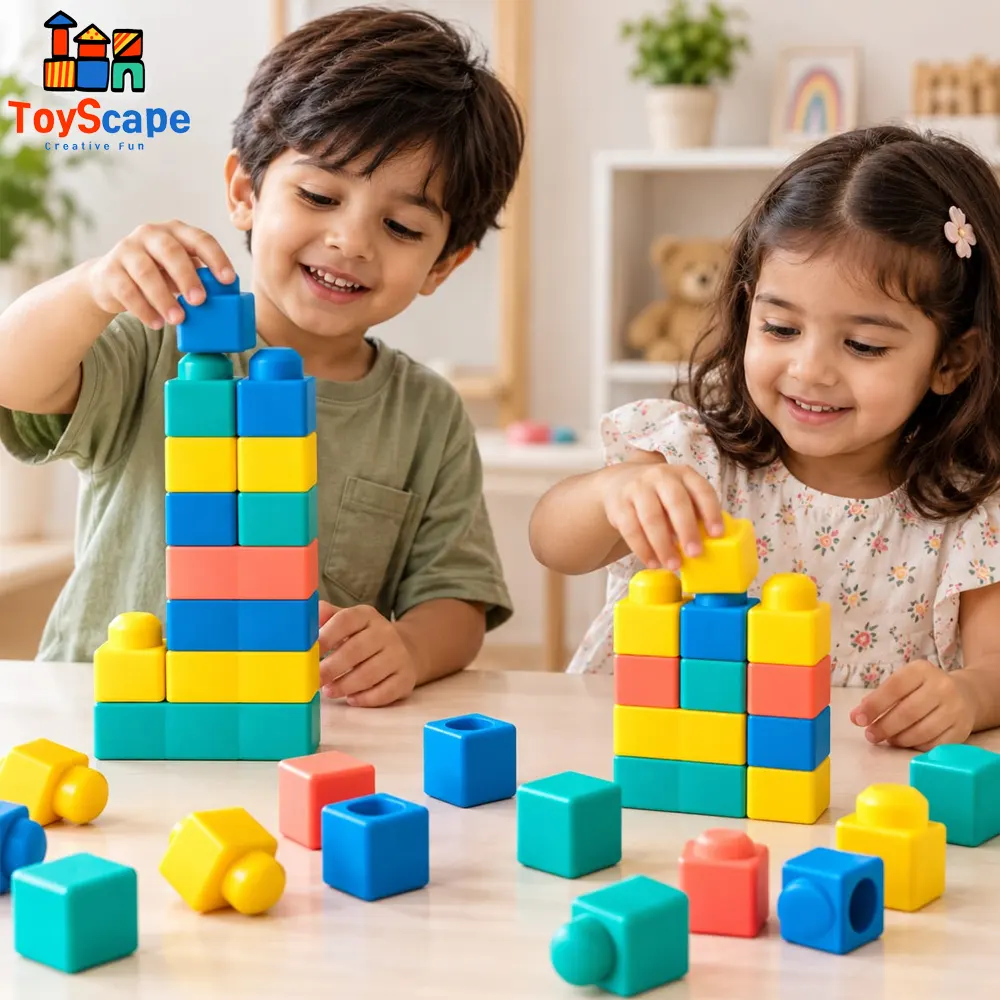 Soft Rubber Building Blocks – 29 Pieces - Image 3